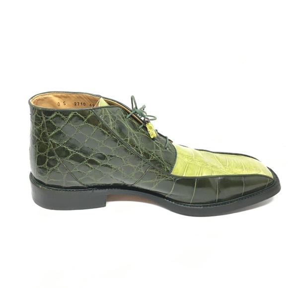 Mauri Ankle Boots Size 13 Green Full Alligator main image 2